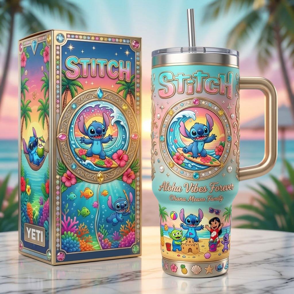 Premium STC 40oz Tumbler With Handle TNSM