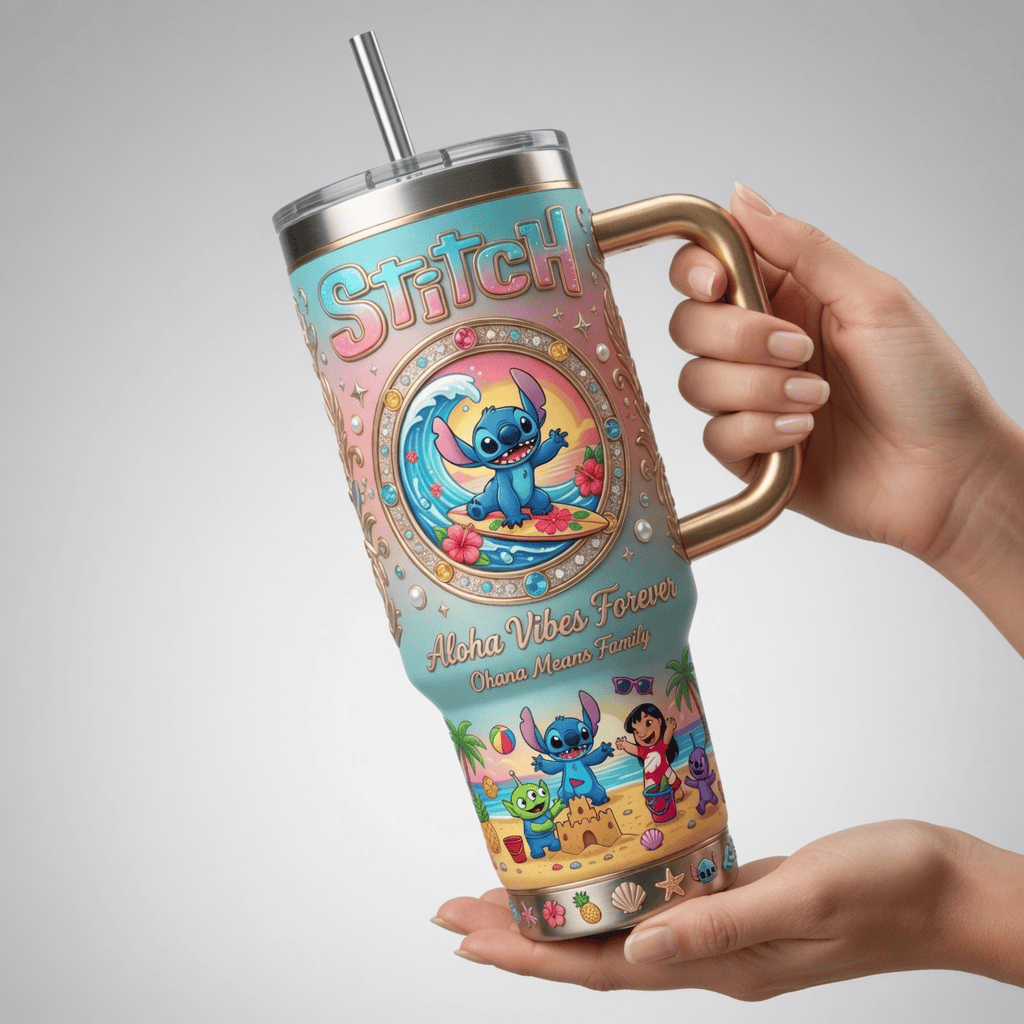 Premium STC 40oz Tumbler With Handle TNSM