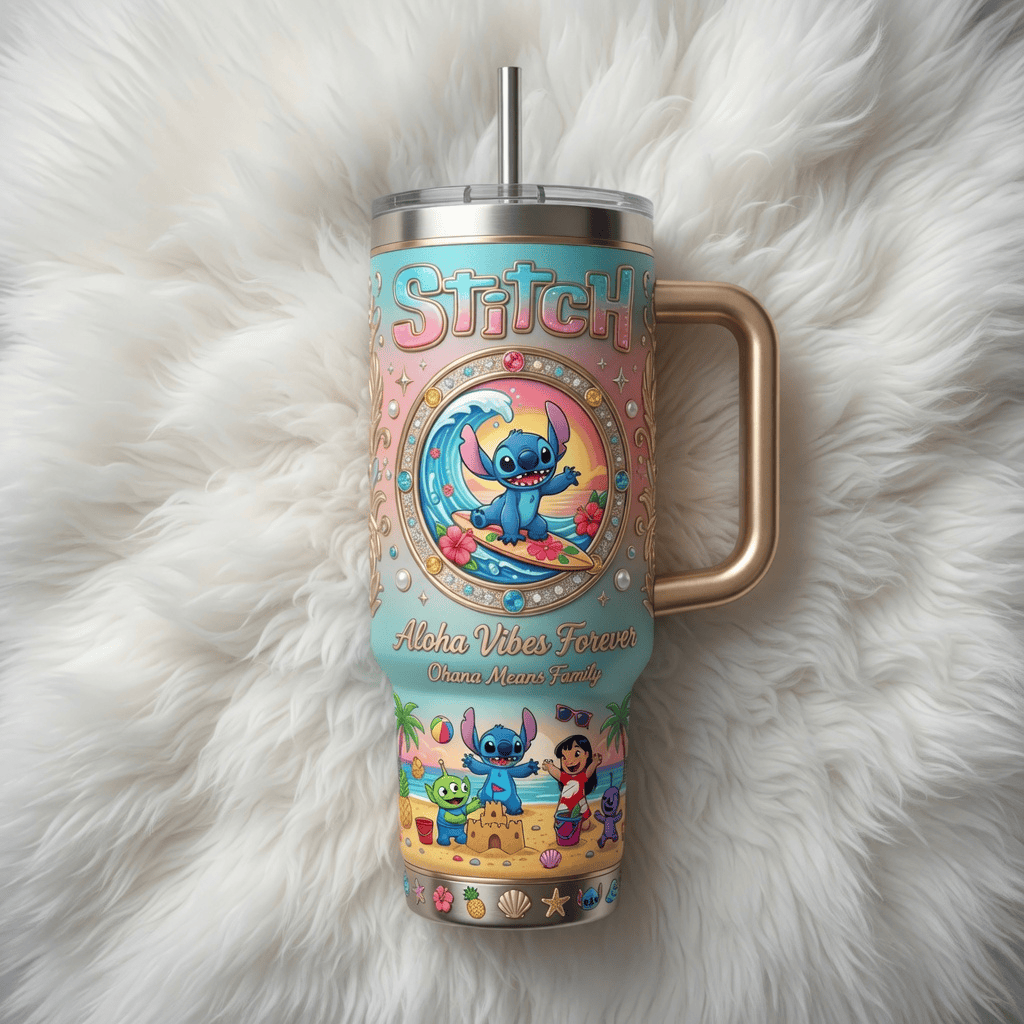 Premium STC 40oz Tumbler With Handle TNSM