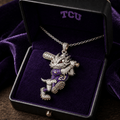 TCU Solid Silver Chain with Diamond Pendant PDL