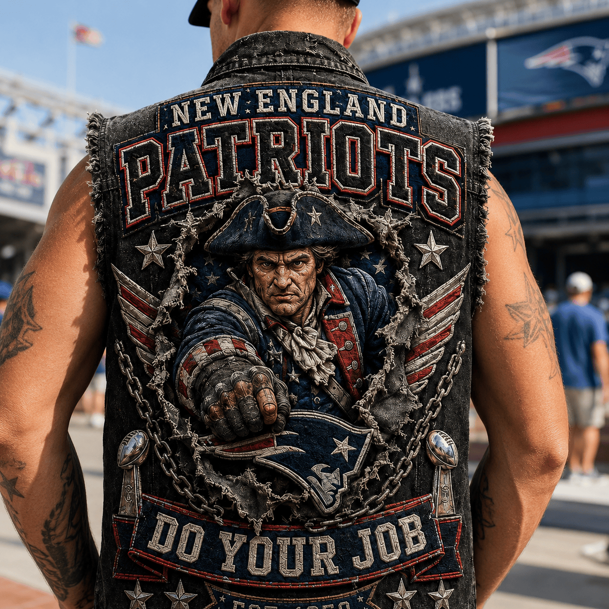 NEP PREMIUM DENIM VEST LNTH