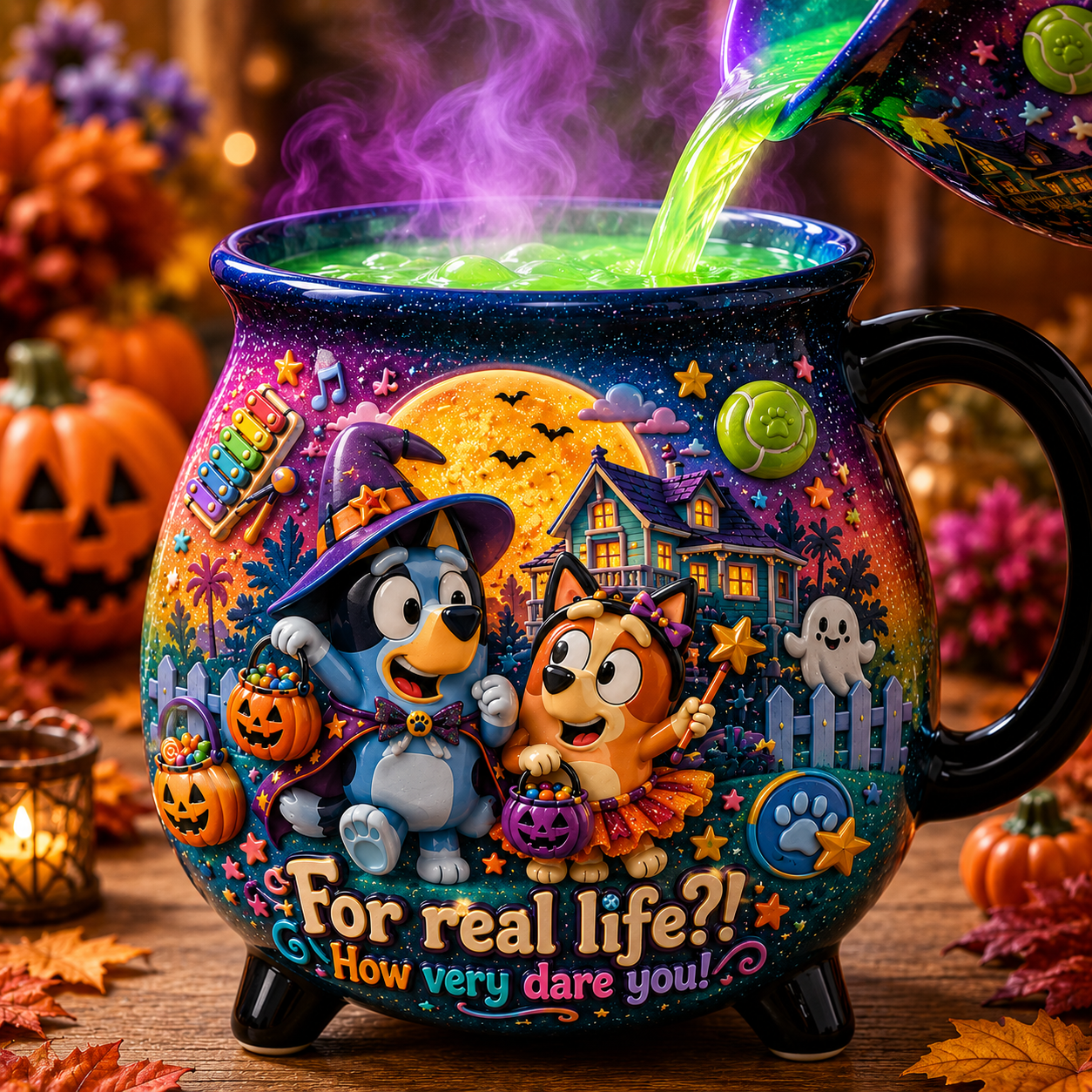 Premium BLU Witch Cauldron Mug TTNL