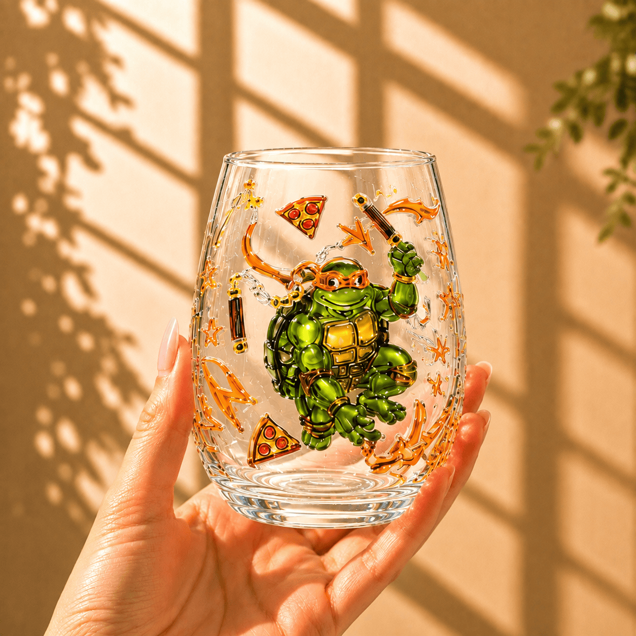 Premium TMNT Stemless Wine Glass Set BMD