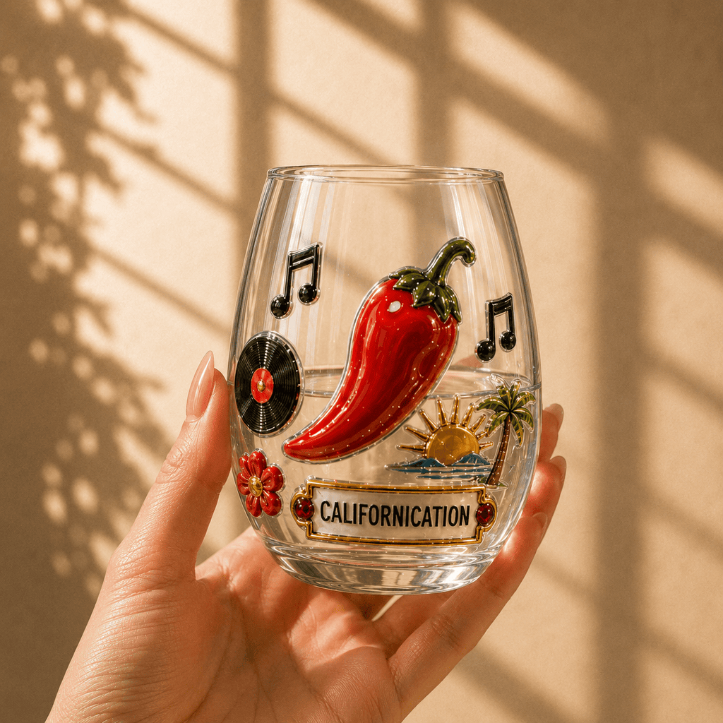 Premium RHCP Stemless Wine Glass Set TMH
