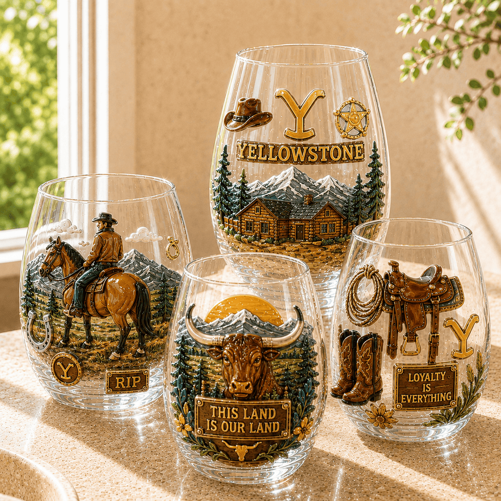 Premium YLST Stemless Wine Glass Set TMH