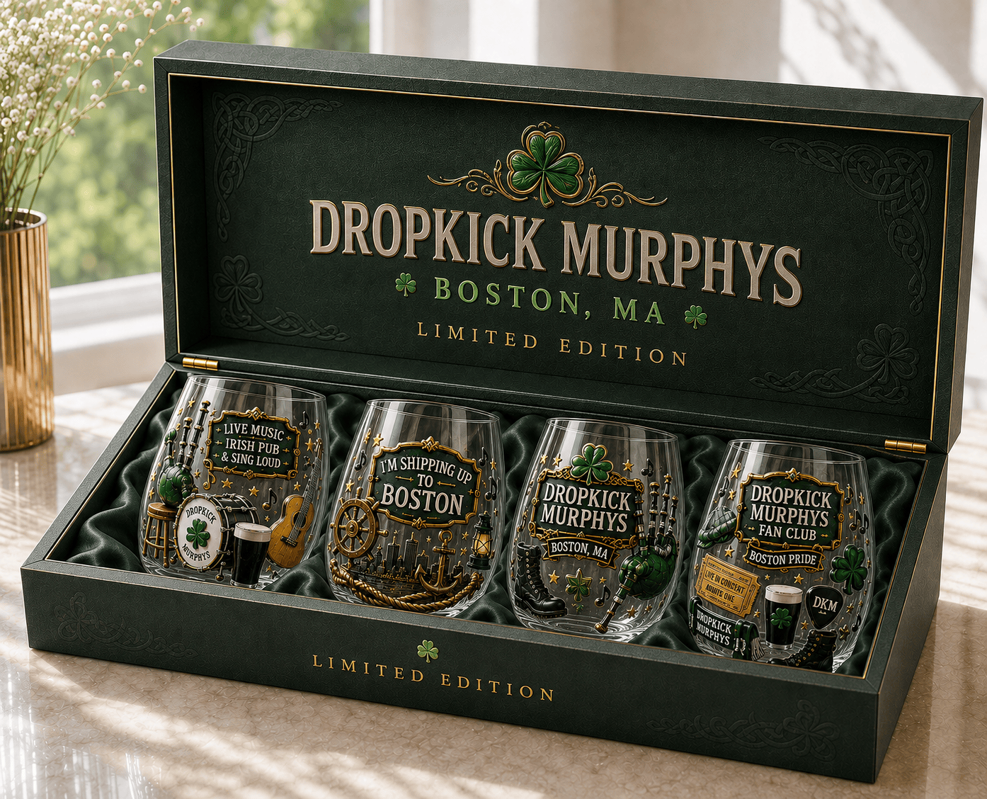 Premium DKMP Stemless Wine Glass Set TTTT