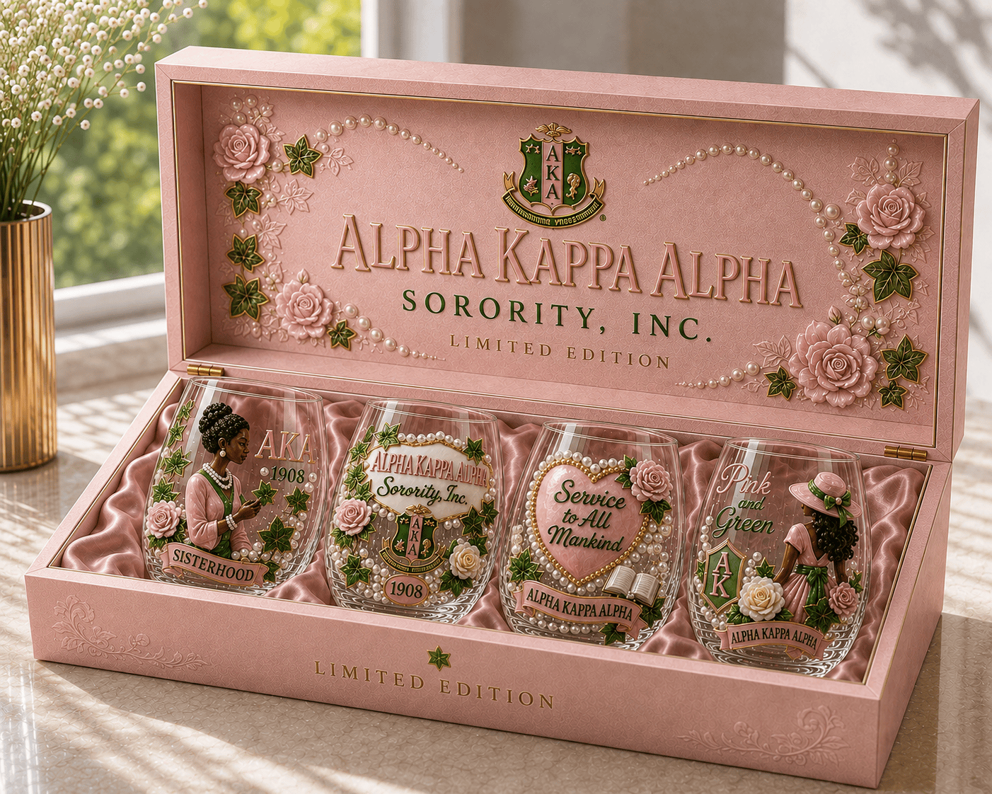 Premium AKA Stemless Wine Glass Set TTTT