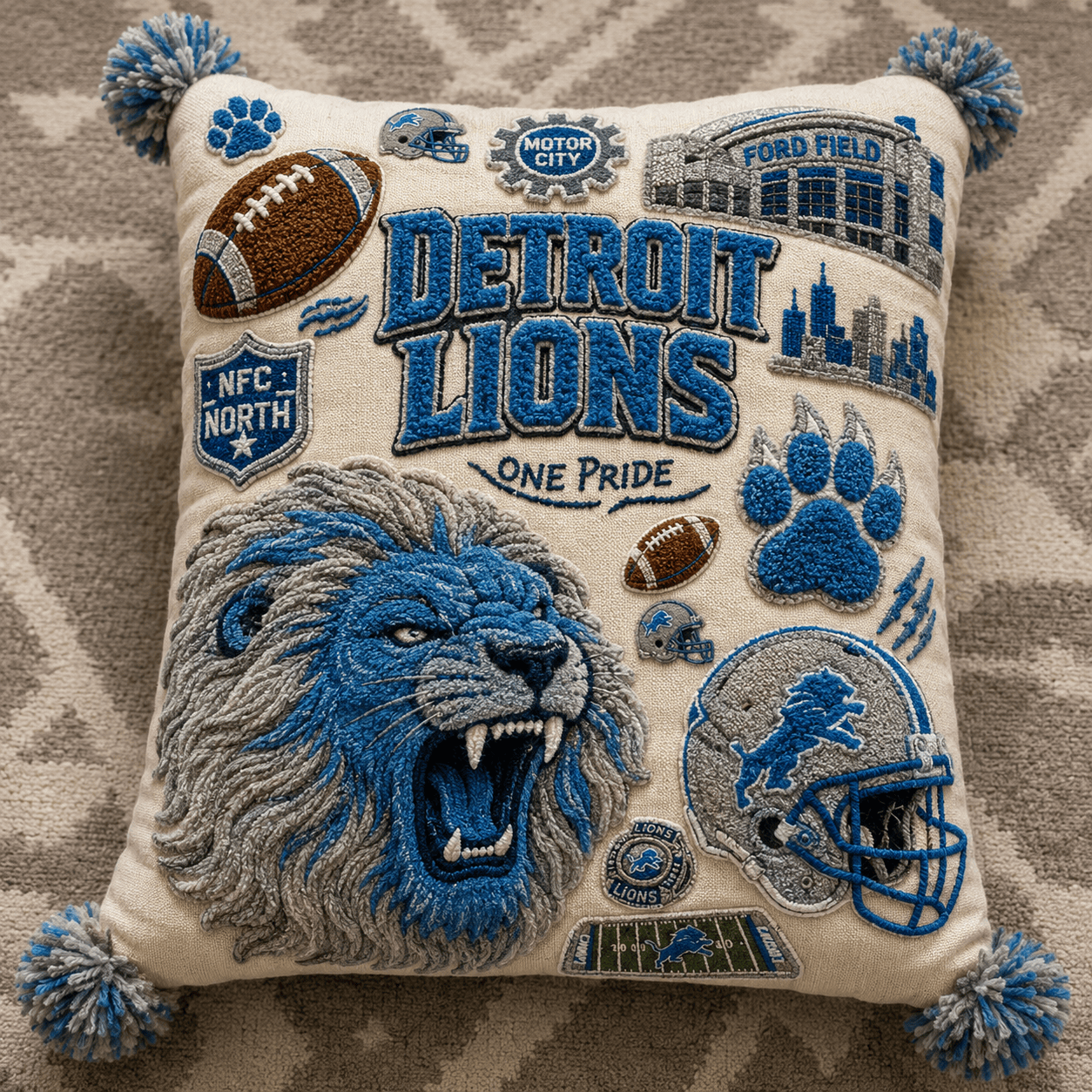 DTL Tufted Sofa Cover & Pillow Set DNBN