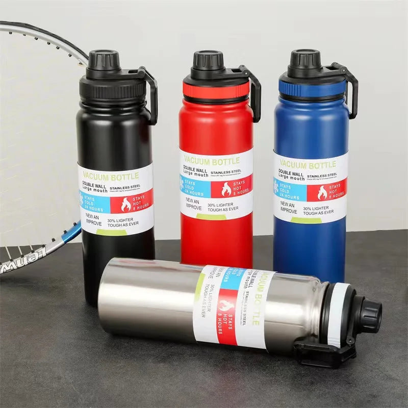 600/800/1000ML Thermos Bottle Stainless Steel Car Thermal