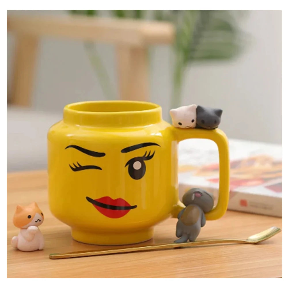 Cartoon Ceramic Mug Cup 250ML with Cute
